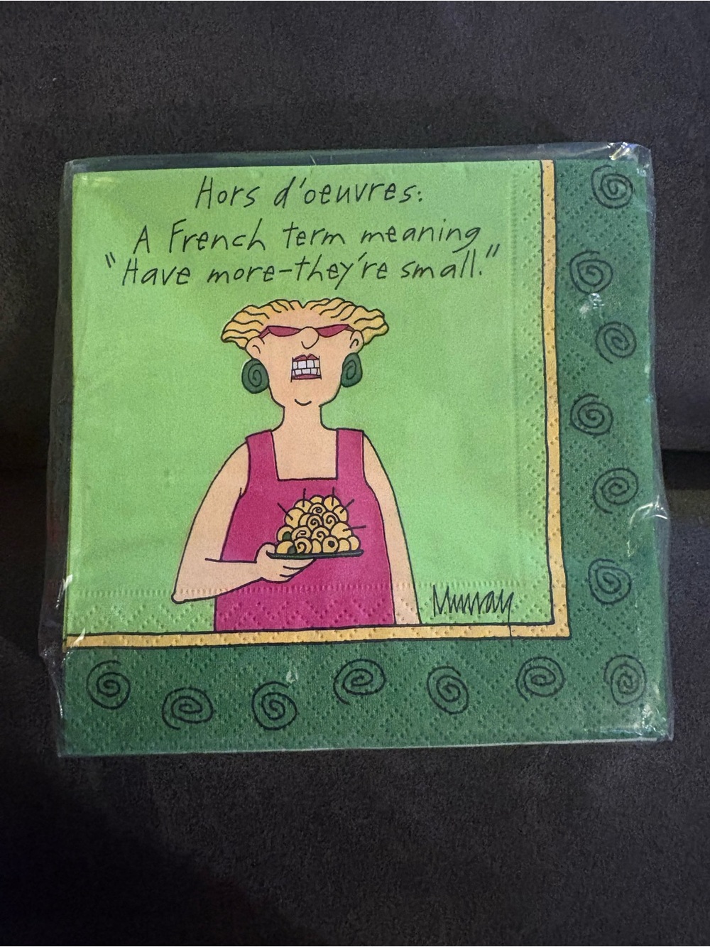 🔥5 FOR $25🔥 Hors d'Oeuvres Humorous Cocktail Napkins